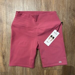 ALO Yoga Pink Biker Shorts